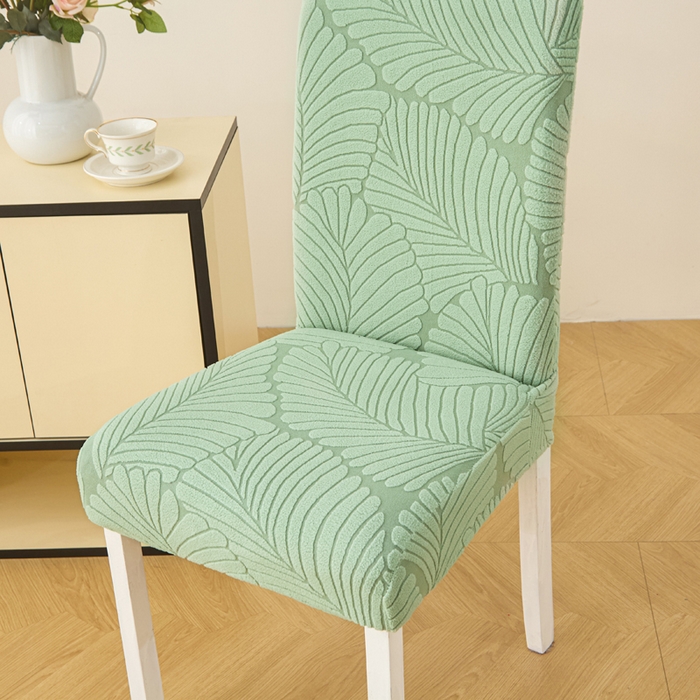 91家纺网 家纺一手货源 找家纺 兴俪韵家纺 2025新款全包大枫叶椅子套 大枫叶-薄荷绿