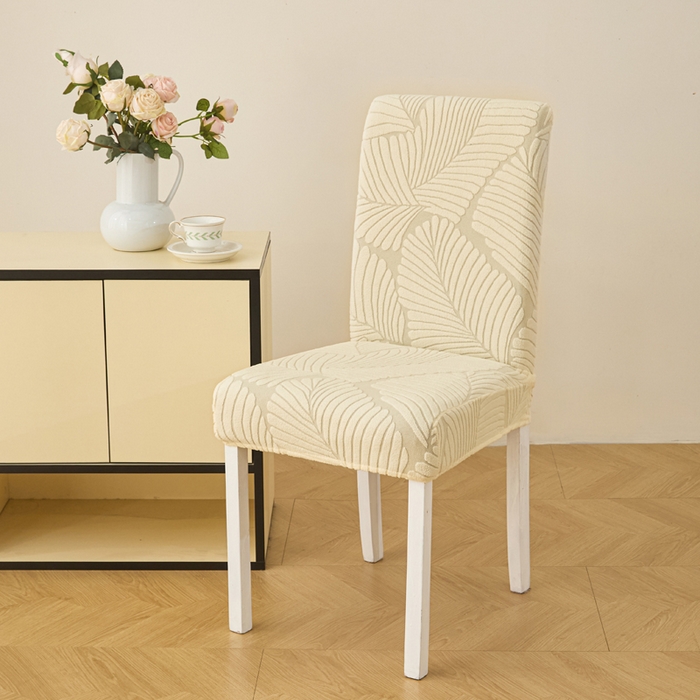 91家纺网 家纺一手货源 找家纺 兴俪韵家纺 2025新款全包大枫叶椅子套 大枫叶-米黄