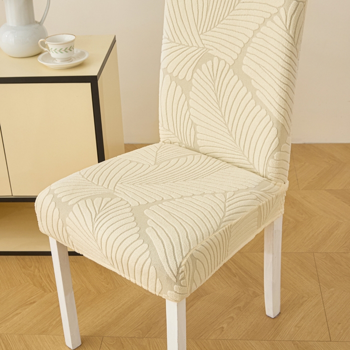 91家纺网 家纺一手货源 找家纺 兴俪韵家纺 2025新款全包大枫叶椅子套 大枫叶-米黄