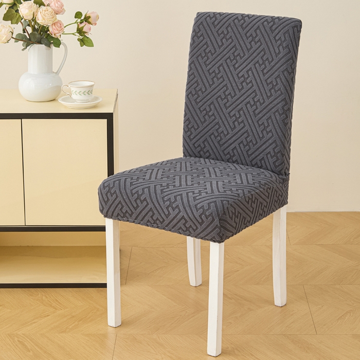 91家纺网 家纺一手货源 找家纺 兴俪韵家纺 2025新款全包非字格椅子套 非字格-深灰