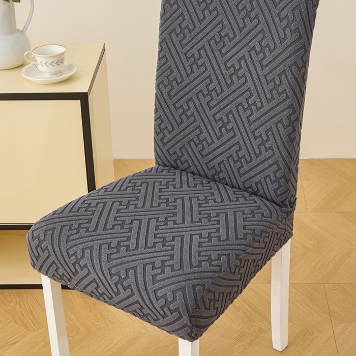 91家纺网 家纺一手货源 找家纺 兴俪韵家纺 2025新款全包非字格椅子套 非字格-深灰