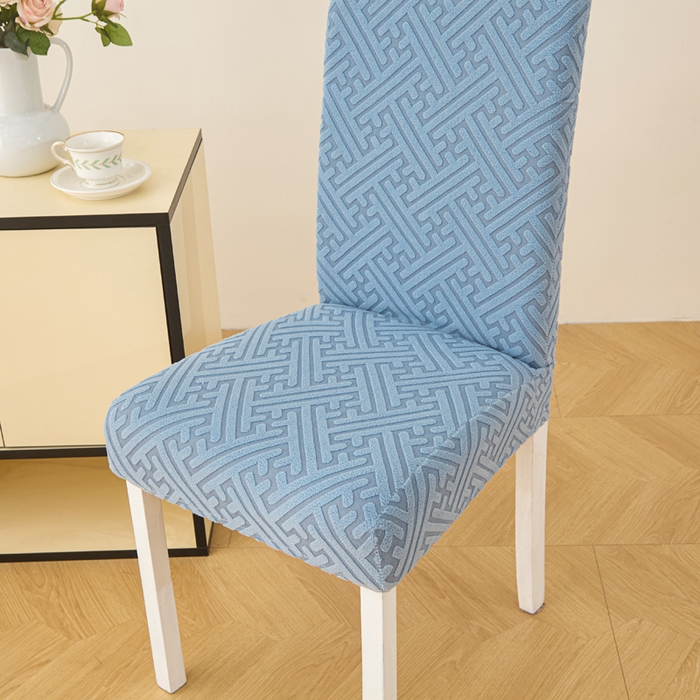 91家纺网 家纺一手货源 找家纺 兴俪韵家纺 2025新款全包非字格椅子套 非字格-天空蓝