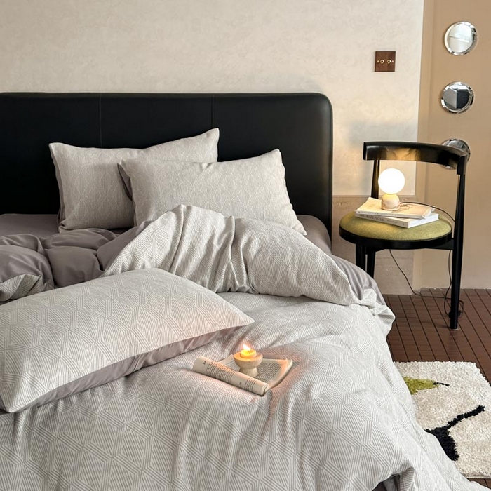 91家纺网 家纺一手货源 找家纺 （总）ab家纺 2026新款全棉纯棉三层纱提花四件套