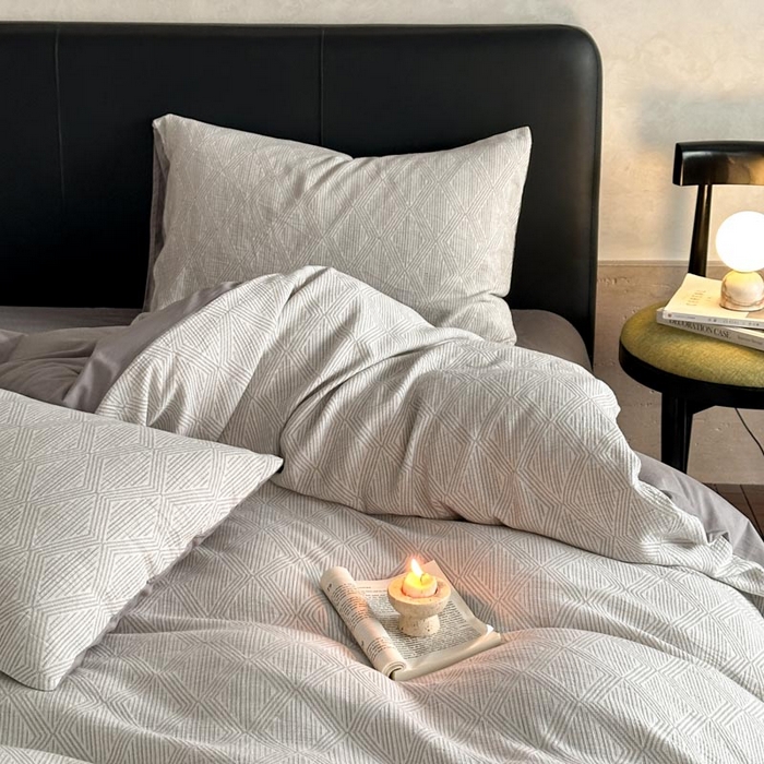 91家纺网 家纺一手货源 找家纺 （总）ab家纺 2026新款全棉纯棉三层纱提花四件套