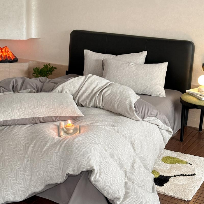 91家纺网 家纺一手货源 找家纺 （总）ab家纺 2026新款全棉纯棉三层纱提花四件套