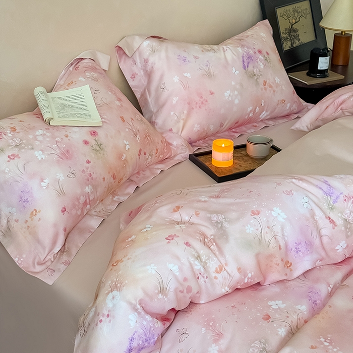 91家纺网 家纺一手货源 找家纺 （总）Mr.pig猪先生水洗棉 2025新款保暖舒适羊毛印花工艺四件套