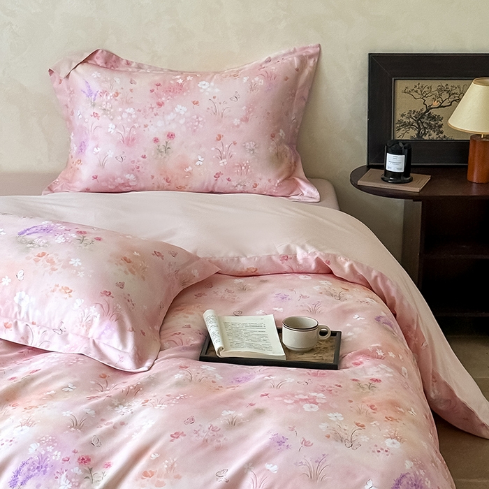 91家纺网 家纺一手货源 找家纺 （总）Mr.pig猪先生水洗棉 2025新款保暖舒适羊毛印花工艺四件套