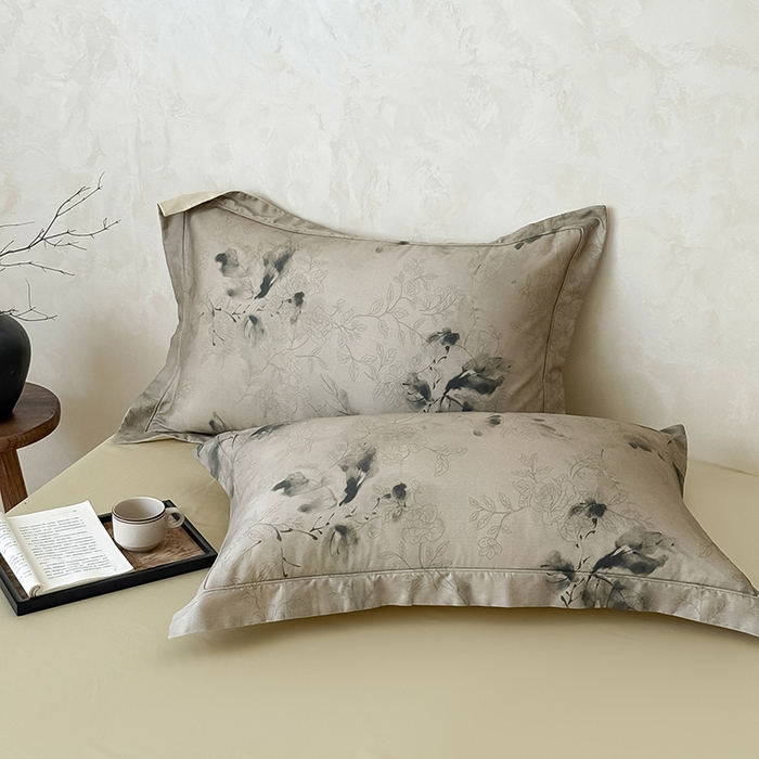 91家纺网 家纺一手货源 找家纺 Mr.pig猪先生水洗棉 2025新款保暖舒适羊毛印花工艺四件套 清欢-绿