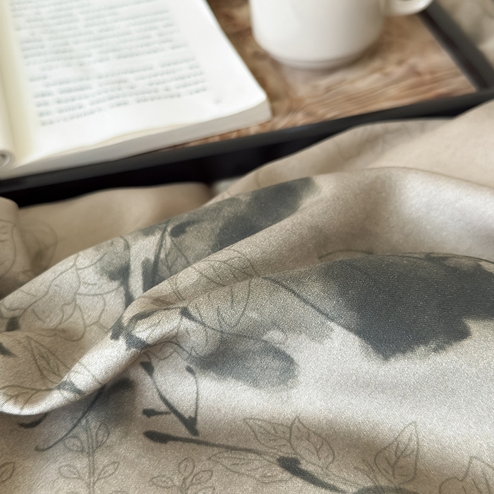 91家纺网 家纺一手货源 找家纺 Mr.pig猪先生水洗棉 2025新款保暖舒适羊毛印花工艺四件套 清欢-绿