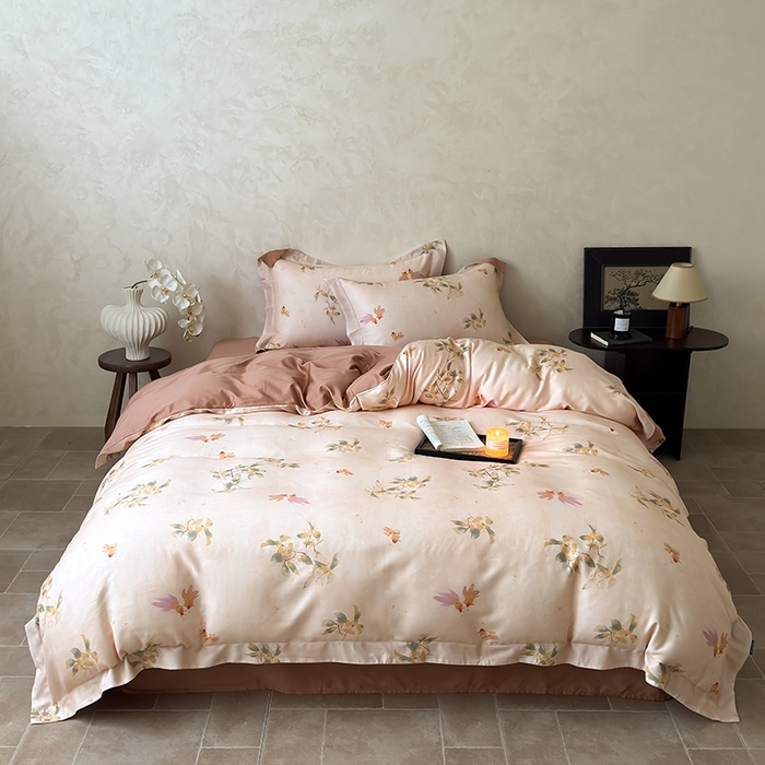 91家纺网 家纺一手货源 找家纺 （总）Mr.pig猪先生水洗棉 2025新款羊毛印花工艺宽边四件套