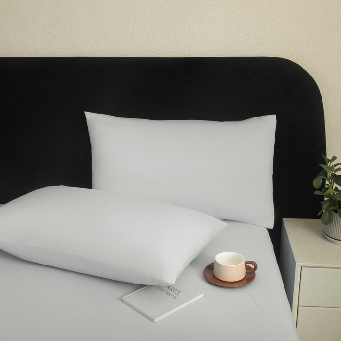 91家纺网 家纺一手货源 找家纺 三悦四季 2026新款纯色亲肤磨毛防水床笠跨境直播爆款床笠三件套外贸可定制任意尺寸 浅灰