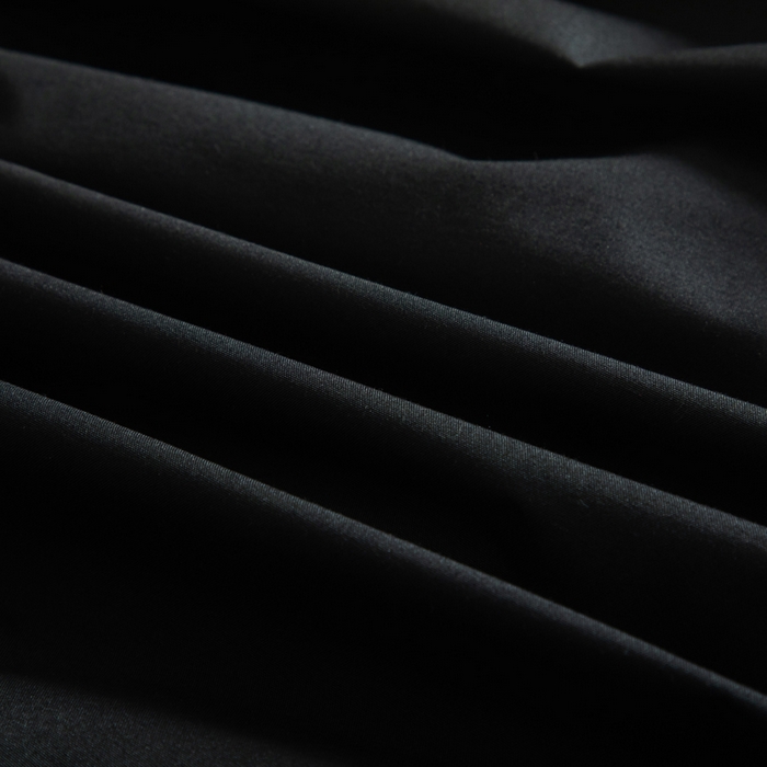 91家纺网 家纺一手货源 找家纺 三悦四季 2026新款纯色亲肤磨毛防水床笠跨境直播爆款床笠三件套外贸可定制任意尺寸 黑色