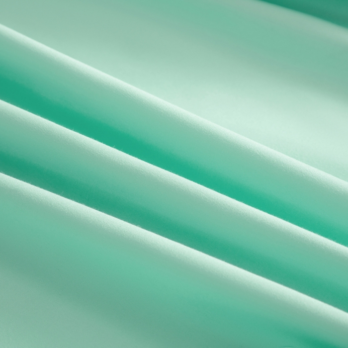 91家纺网 家纺一手货源 找家纺 三悦四季 2026新款纯色亲肤磨毛防水床笠跨境直播爆款床笠三件套外贸可定制任意尺寸 水绿