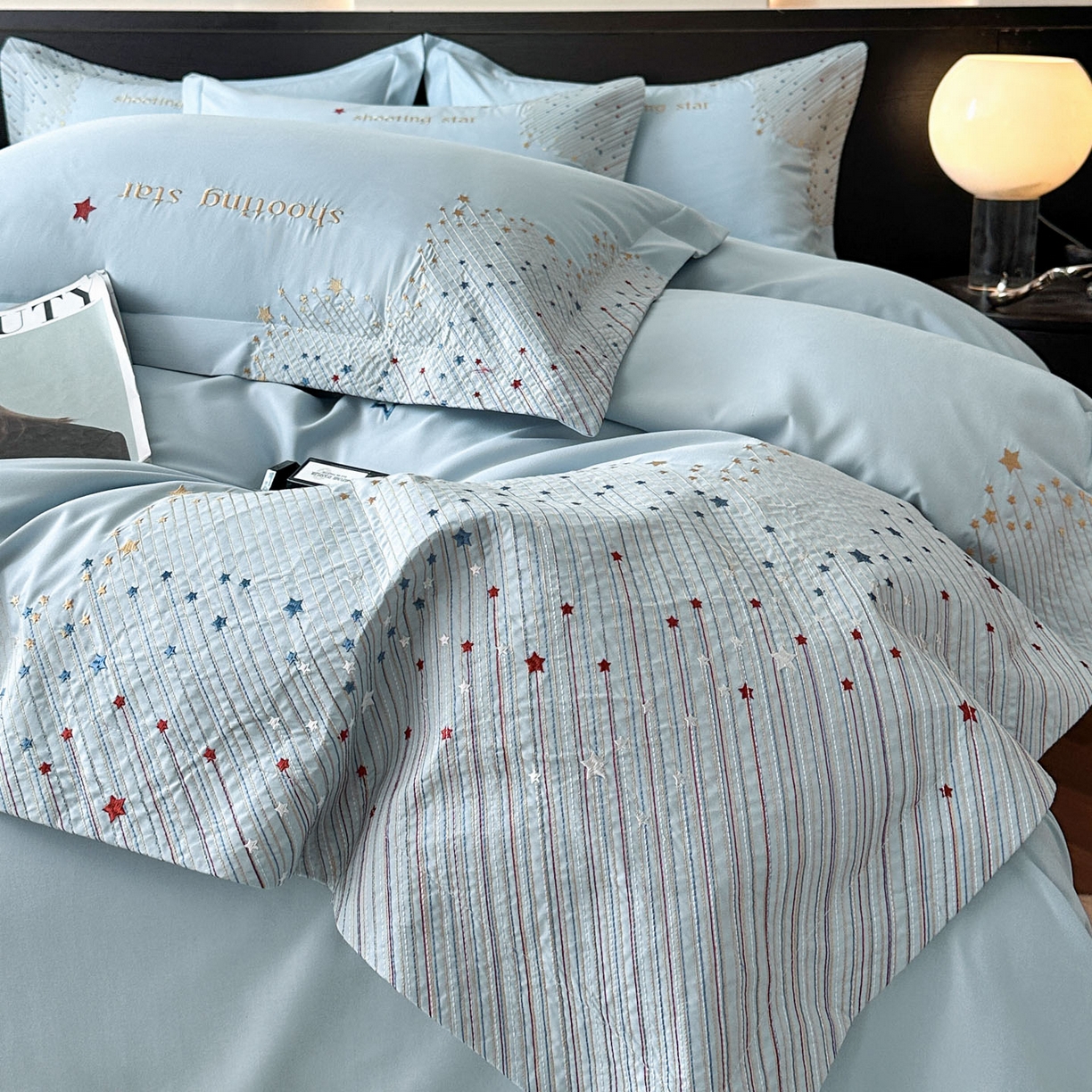 91家纺网 家纺一手货源 找家纺 （总）苏源家居 2026新款轻奢风刺绣亲肤棉磨毛四件套