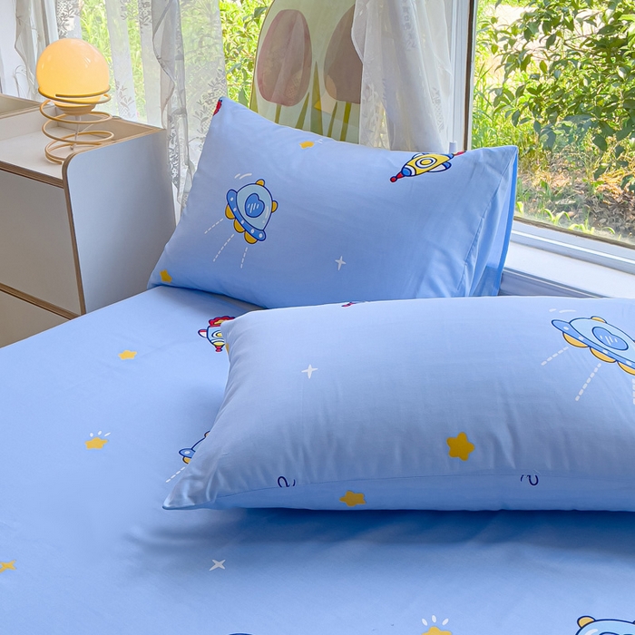 91家纺网 家纺一手货源 找家纺 （总）金鑫汇家纺 2026新款13070全棉单品套件系列-成人床A版单床单