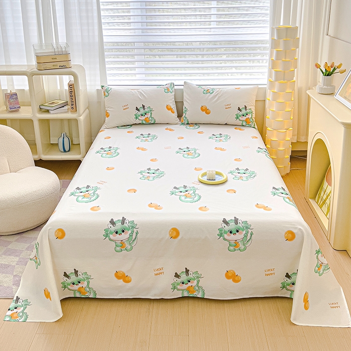 91家纺网 家纺一手货源 找家纺 （总）金鑫汇家纺 2026新款13070全棉单品套件系列-成人床A版单床单