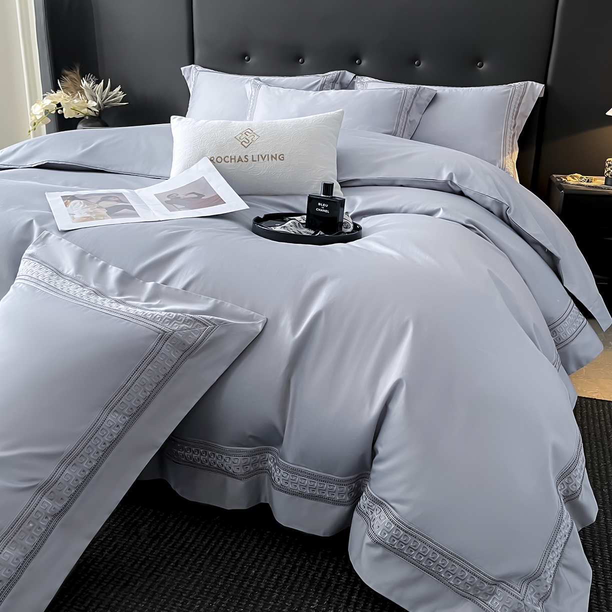 91家纺网 家纺一手货源 找家纺 （总）置顶家纺 2025新款简希亲肤重工刺绣系列四件套