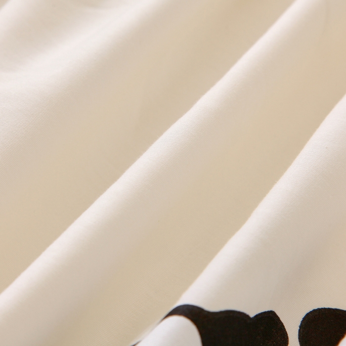 91家纺网 家纺一手货源 找家纺 金鑫汇家纺 2026新款13070全棉单品套件系列-成人床A版单床单 可爱熊猫