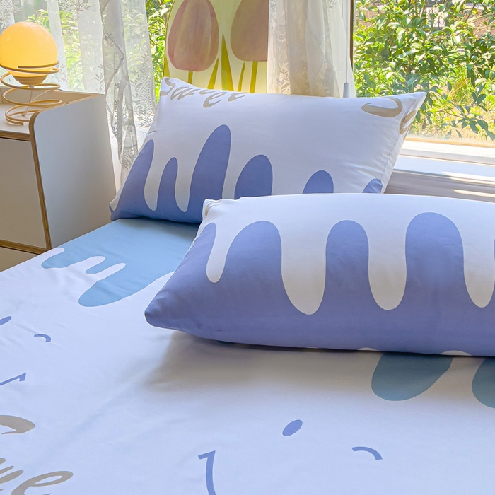 91家纺网 家纺一手货源 找家纺 金鑫汇家纺 2026新款13070全棉单品套件系列-成人床A版单床单 奶油粉