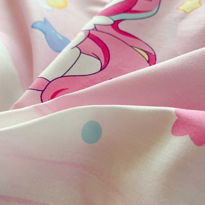 91家纺网 家纺一手货源 找家纺 金鑫汇家纺 2026新款13070全棉单品套件系列-成人床A版单床单 小马莉儿