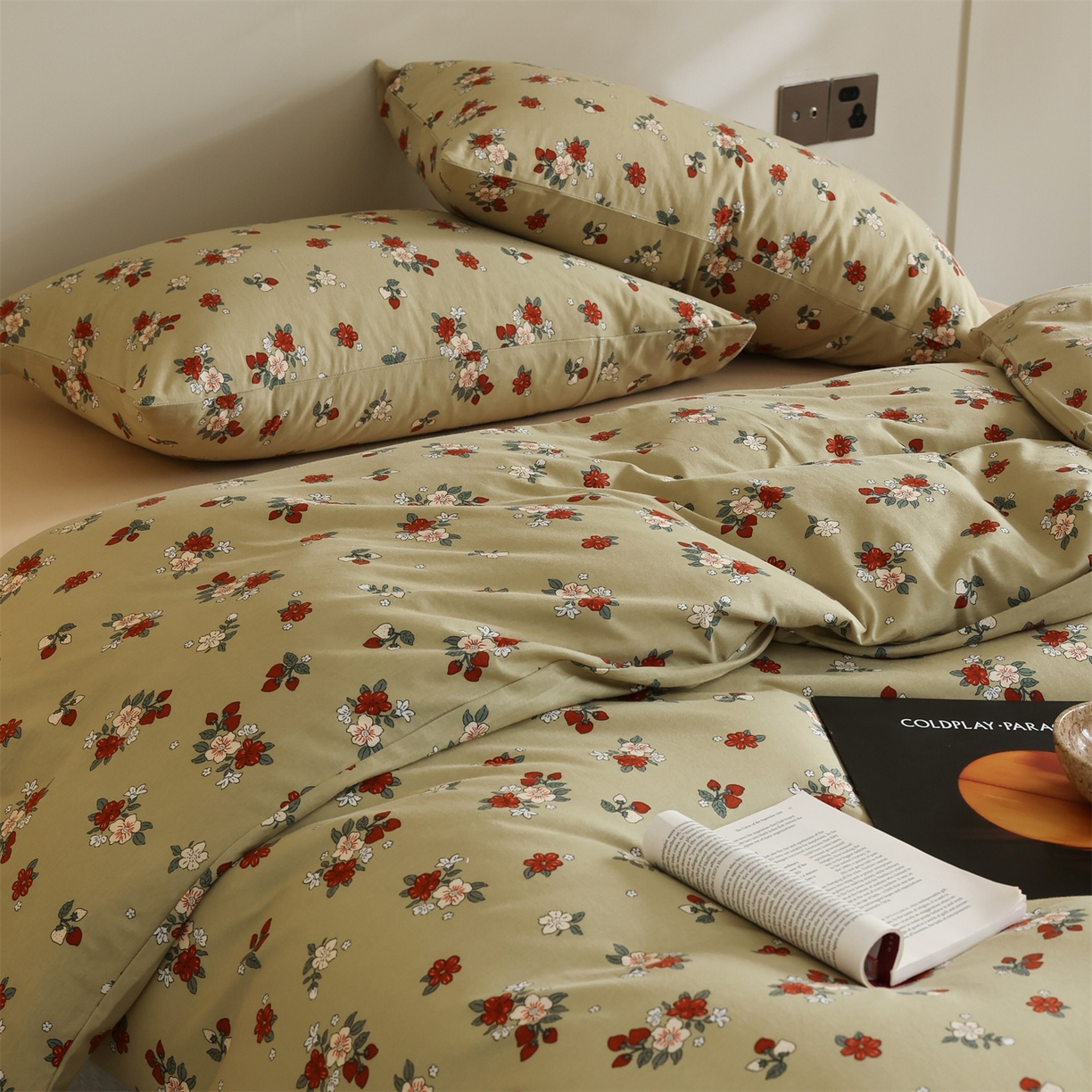 91家纺网 家纺一手货源 找家纺 爱丽丝 2026新款全棉针织四件套 小欢喜