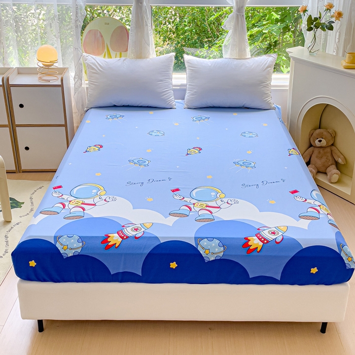 91家纺网 家纺一手货源 找家纺 （总）金鑫汇家纺 2026新款13070全棉单品套件系列-成人床：A版单床笠