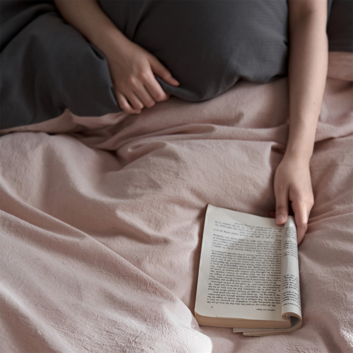 91家纺网 家纺一手货源 找家纺 （总）笙意家纺 2025新款全棉A版棉麻B版13372四件套-云缦系列