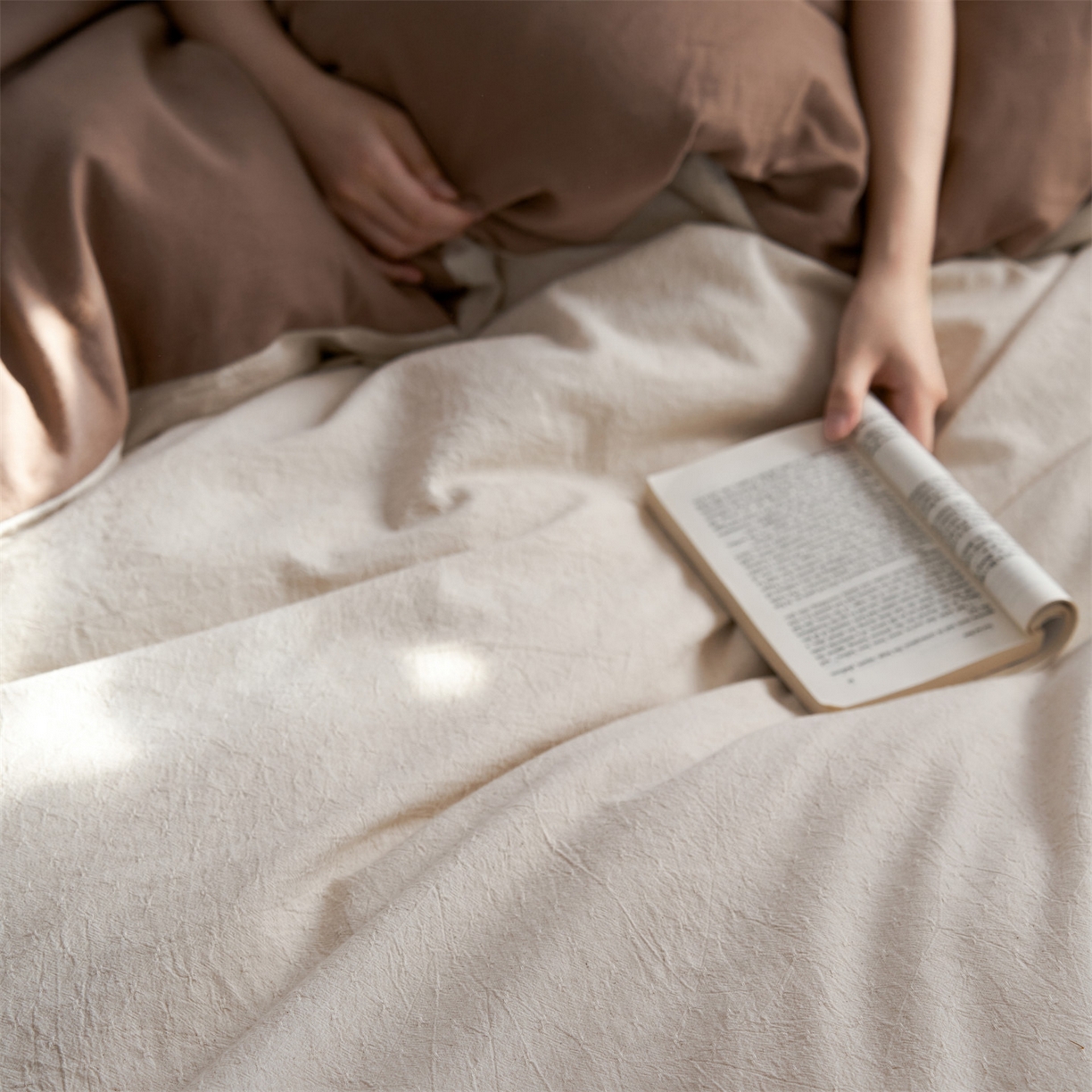 91家纺网 家纺一手货源 找家纺 笙意家纺 2025新款全棉A版棉麻B版13372四件套-云缦系列 云缦米