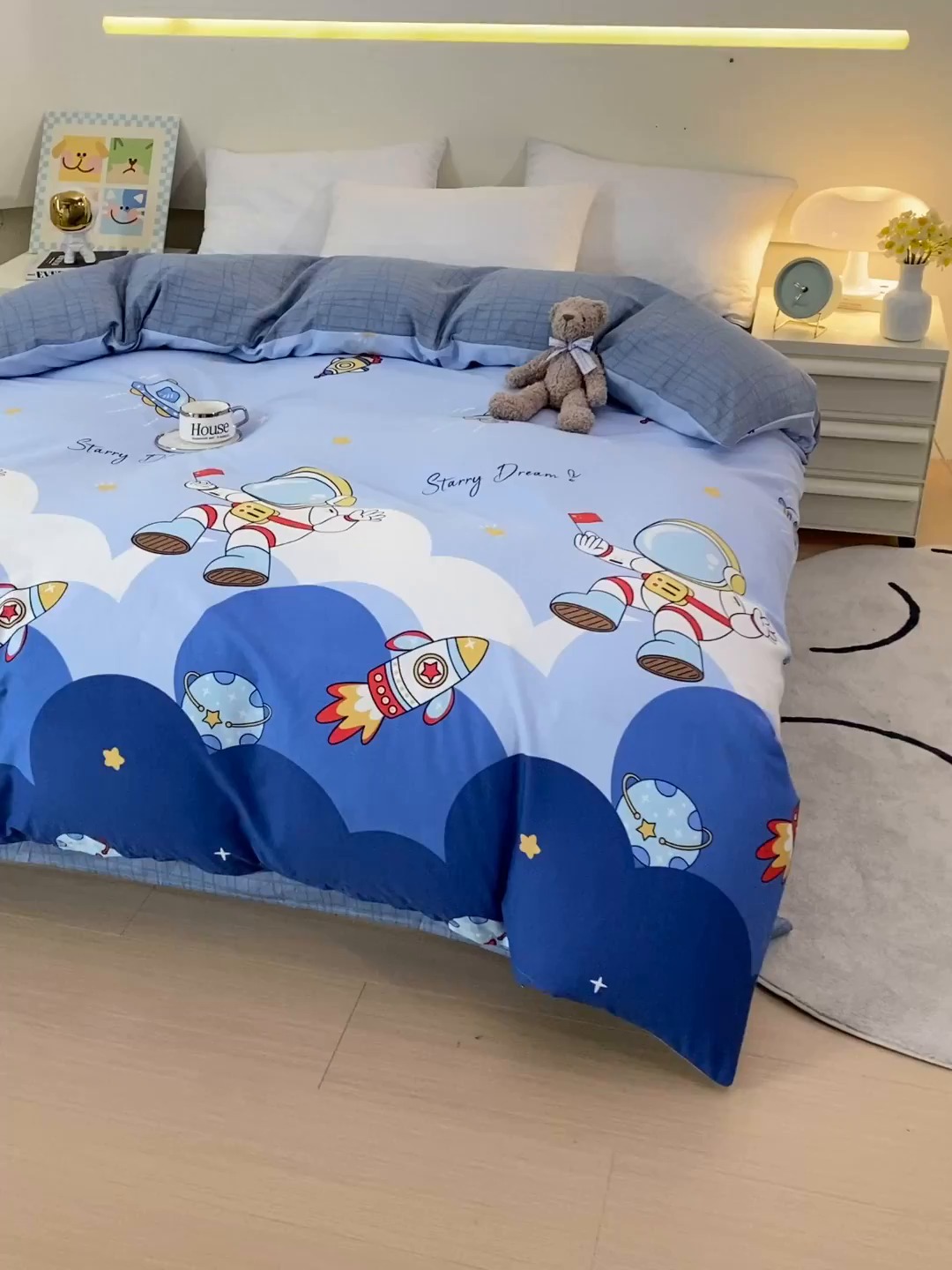 91家纺网 家纺一手货源 找家纺 （总）金鑫汇家纺 2026新款13070全棉单品套件系列-单品：单被套