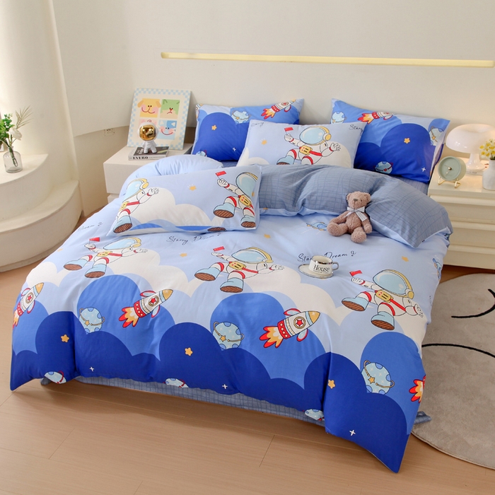 91家纺网 家纺一手货源 找家纺 （总）金鑫汇家纺 2026新款13070全棉单品套件系列-单品：单被套