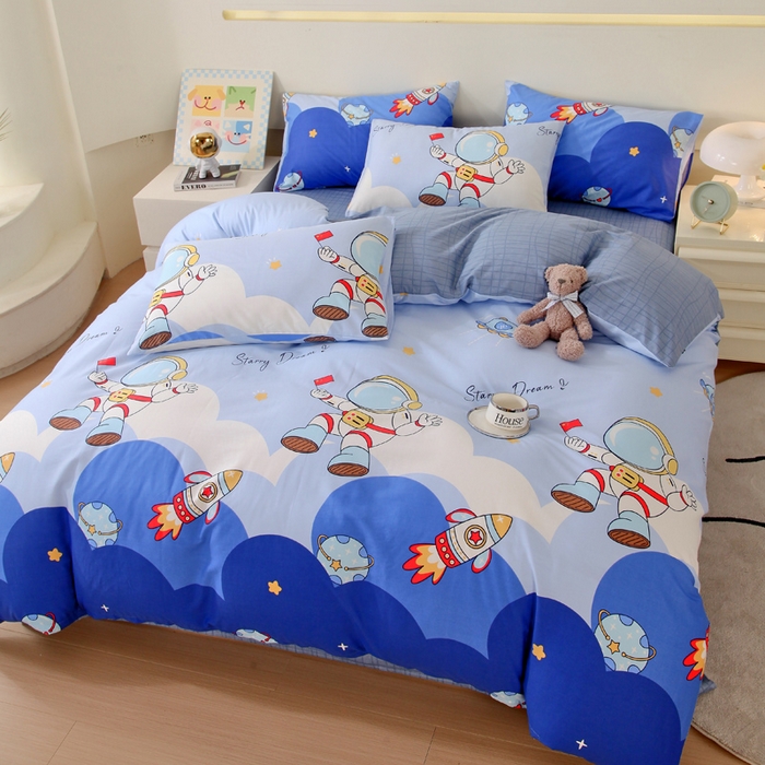 91家纺网 家纺一手货源 找家纺 （总）金鑫汇家纺 2026新款13070全棉单品套件系列-单品：单被套