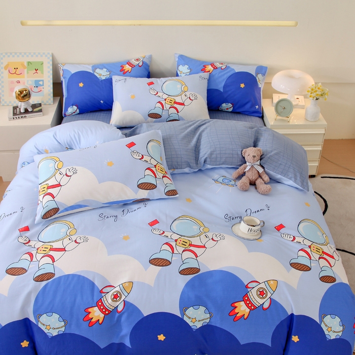 91家纺网 家纺一手货源 找家纺 （总）金鑫汇家纺 2026新款13070全棉单品套件系列-单品：单被套