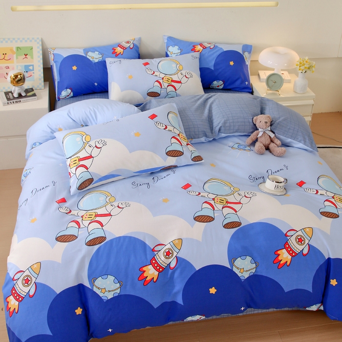 91家纺网 家纺一手货源 找家纺 （总）金鑫汇家纺 2026新款13070全棉单品套件系列-单品：单被套