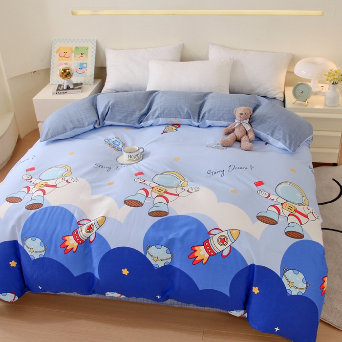 91家纺网 家纺一手货源 找家纺 （总）金鑫汇家纺 2026新款13070全棉单品套件系列-单品：单被套