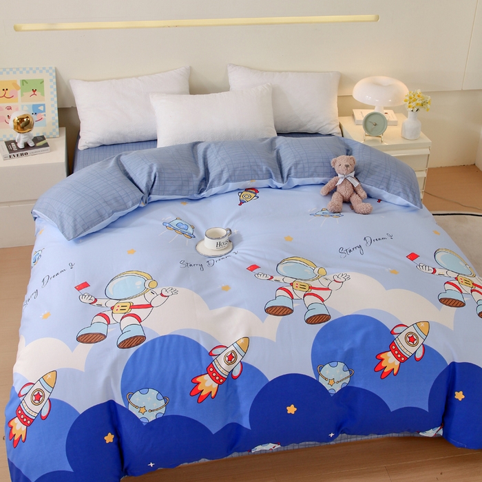 91家纺网 家纺一手货源 找家纺 （总）金鑫汇家纺 2026新款13070全棉单品套件系列-单品：单被套