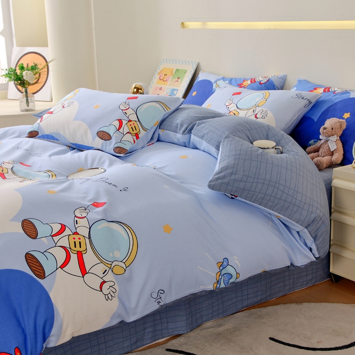 91家纺网 家纺一手货源 找家纺 （总）金鑫汇家纺 2026新款13070全棉单品套件系列-单品：单被套