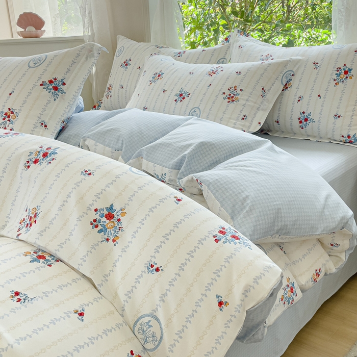 91家纺网 家纺一手货源 找家纺 （总）金鑫汇家纺 2026新款13070全棉单品套件系列-单品：单被套