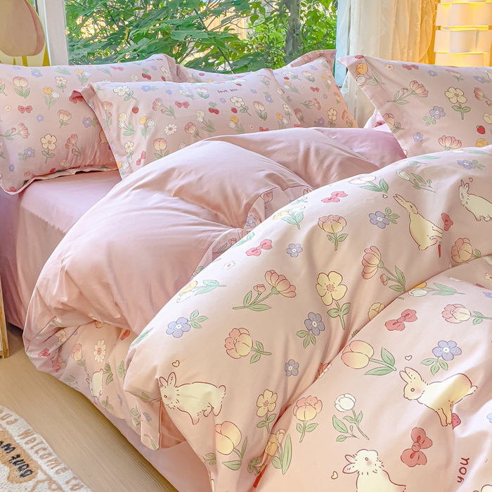 91家纺网 家纺一手货源 找家纺 （总）金鑫汇家纺 2026新款13070全棉单品套件系列-单品：单被套