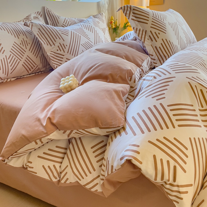 91家纺网 家纺一手货源 找家纺 （总）金鑫汇家纺 2026新款13070全棉单品套件系列-单品：单被套