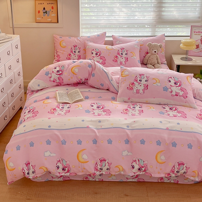 91家纺网 家纺一手货源 找家纺 （总）金鑫汇家纺 2026新款13070全棉单品套件系列-套件：四件套