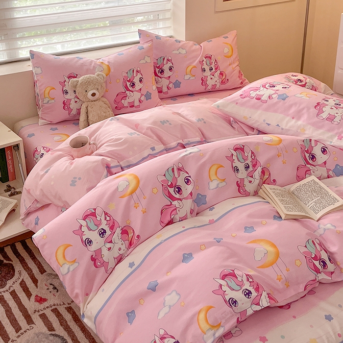 91家纺网 家纺一手货源 找家纺 （总）金鑫汇家纺 2026新款13070全棉单品套件系列-套件：四件套