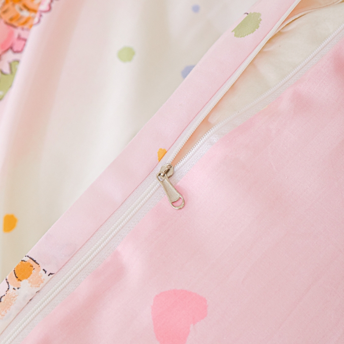 91家纺网 家纺一手货源 找家纺 金鑫汇家纺 2026新款13070全棉单品套件系列-套件：四件套 喵喵日记