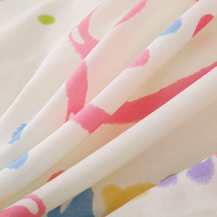 91家纺网 家纺一手货源 找家纺 金鑫汇家纺 2026新款13070全棉单品套件系列-套件：四件套 奇趣小兔