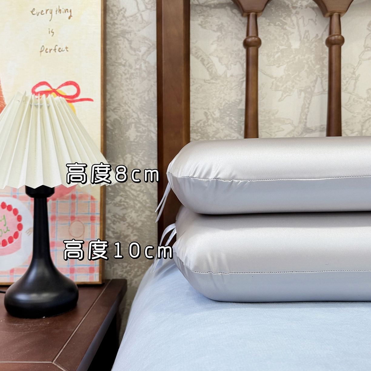 91家纺网 家纺一手货源 找家纺 昕科 2025新款云感好睡记忆棉-实拍版-油光布记忆棉枕芯慢回弹记忆棉枕头 云感好睡记忆棉枕-油光银