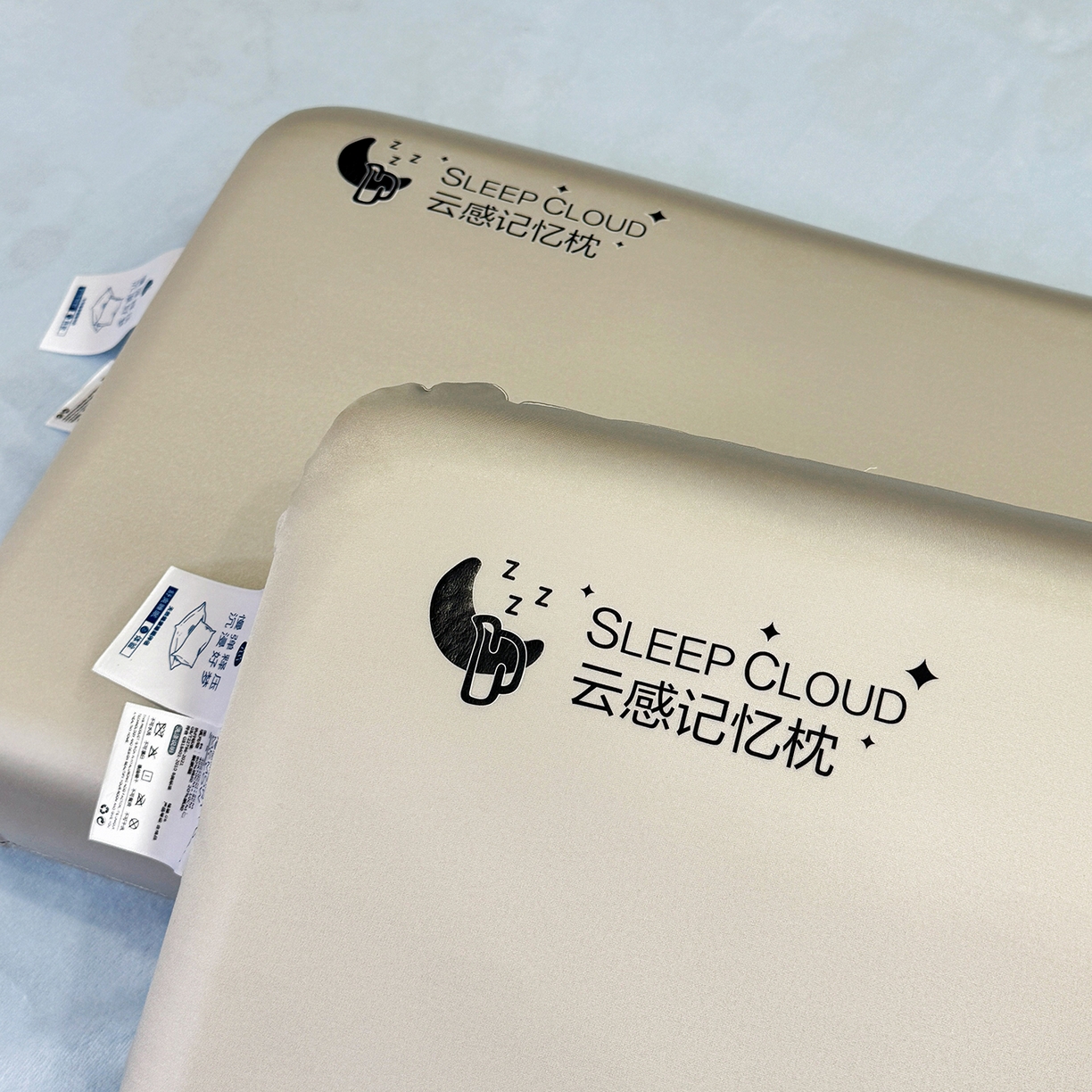 91家纺网 家纺一手货源 找家纺 昕科 2025新款云感好睡记忆棉-实拍版-油光布记忆棉枕芯慢回弹记忆棉枕头 云感好睡记忆棉枕-油光银