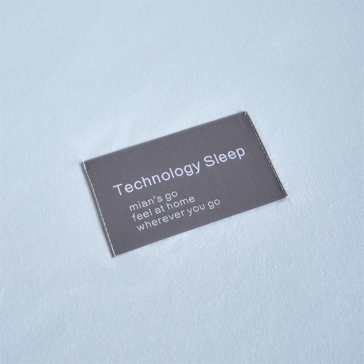 91家纺网 家纺一手货源 找家纺 优眠坊 2026新款13372简约全棉贴标床笠单件新款纯棉床垫保护罩纯色床套防尘罩三件套-至朴系列 至朴-淡云蓝