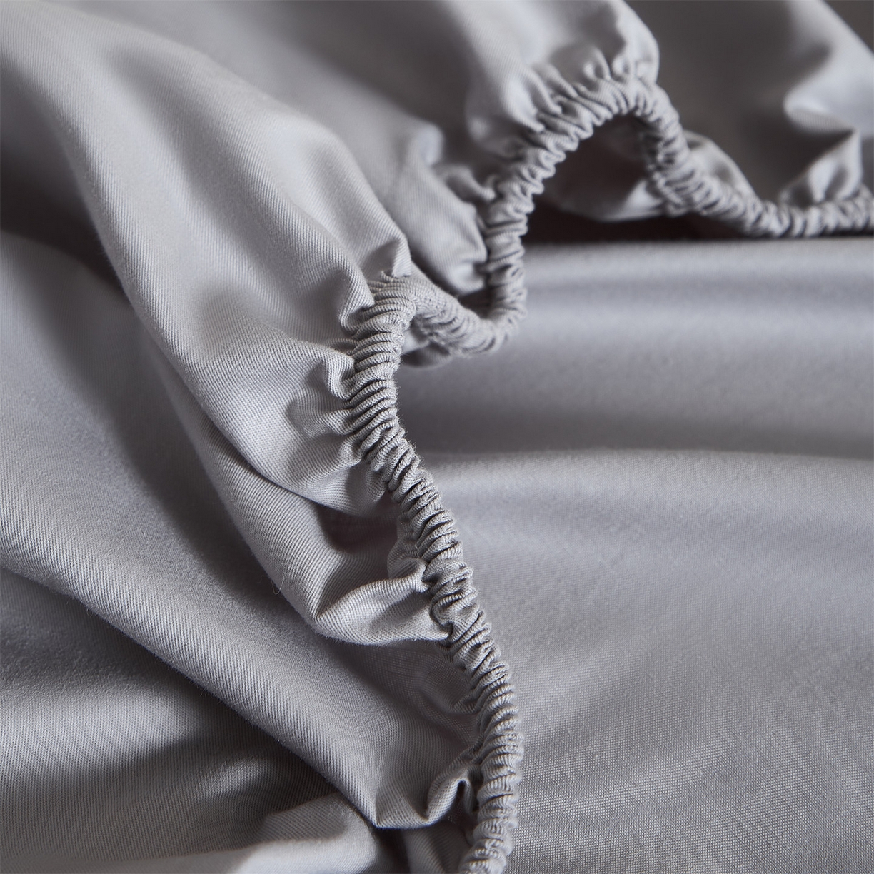 91家纺网 家纺一手货源 找家纺 优眠坊 2026新款13372简约全棉贴标床笠单件新款纯棉床垫保护罩纯色床套防尘罩三件套-至朴系列 至朴-黎明灰