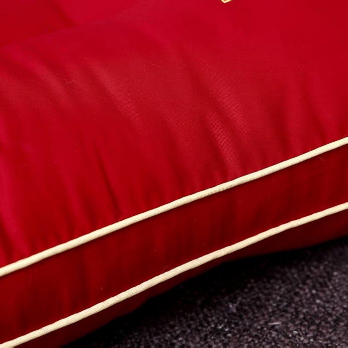 91家纺网 家纺一手货源 找家纺 （总）宇诺家纺 2025新款婚庆系列枕头枕芯-百年好合