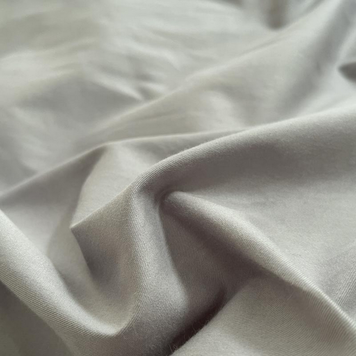 91家纺网 家纺一手货源 找家纺 泽西家纺+V17798841158发大图 2026新品A类全棉13376简约纯色双拼全棉四件套单被套枕套三件套 深灰+浅灰