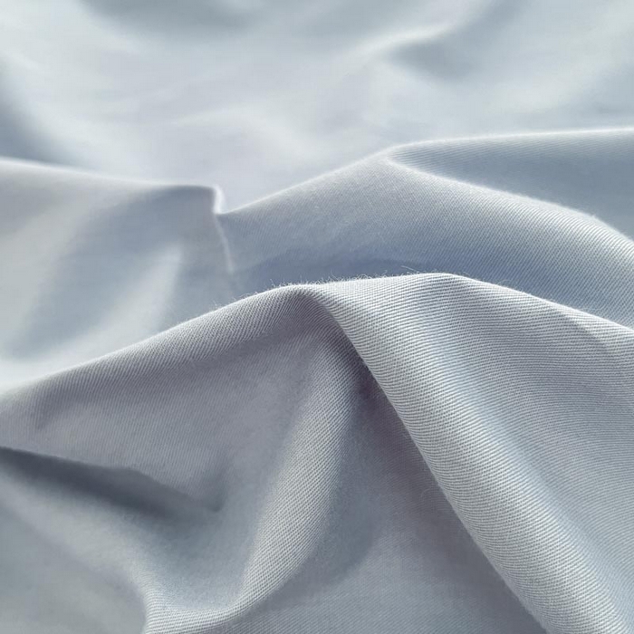 91家纺网 家纺一手货源 找家纺 泽西家纺+V17798841158发大图 2026新品A类全棉13376简约纯色双拼全棉四件套单被套枕套三件套 淡蓝+深灰